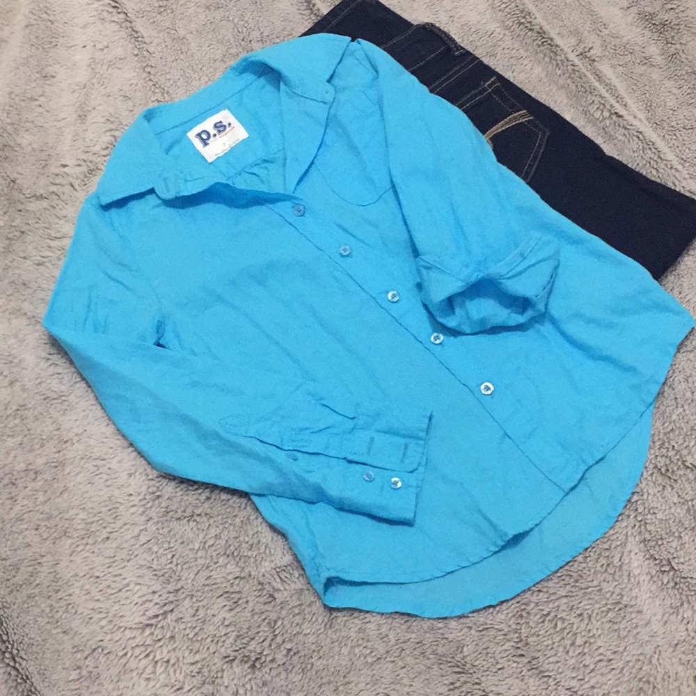 PS by Aeropostale- girls long sleeve blouse